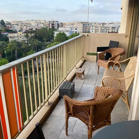 Juan-les-pins, 4 Pieces, 80m2, Luxe Piscine Tennis Apartmán