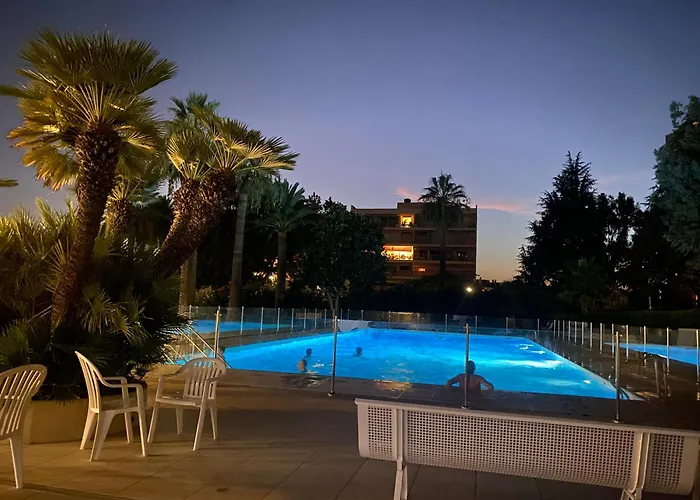 公寓 Juan-les-pins, 4 Pieces, 80m2, Luxe Piscine Tennis